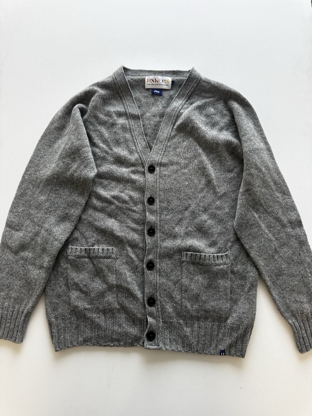Uskees 7018 Cardigan Sweater Lambswool Men’s Large